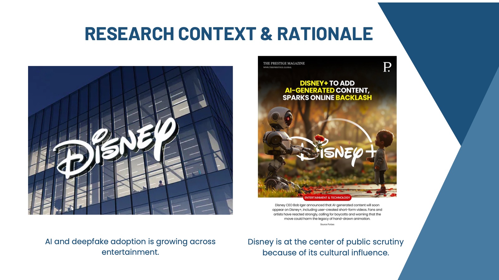 Slide 5: Research context and rationale