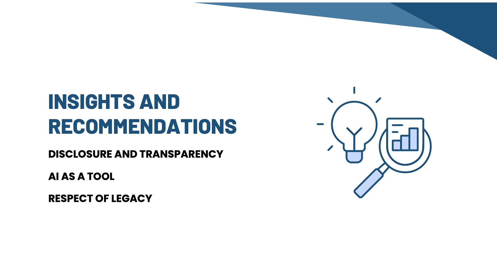 Slide 16: Insights and recommendations