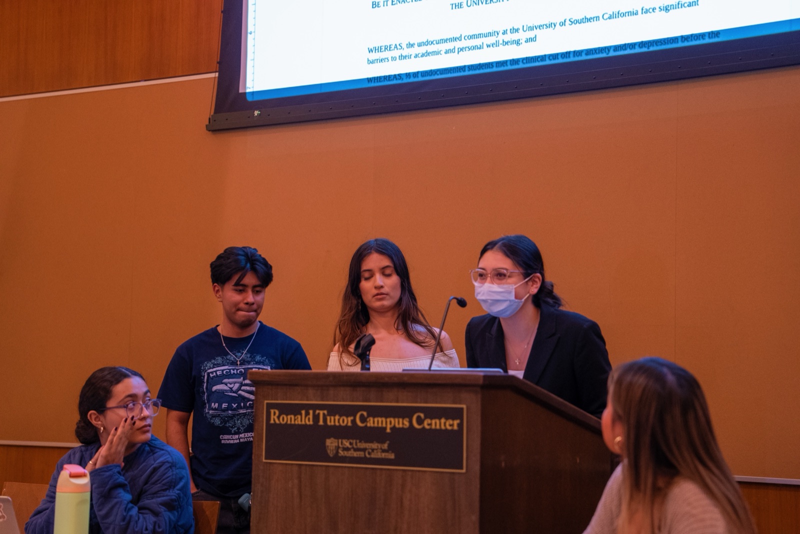 Served as the Senator of Affordability and Basic Needs at USC and worked with undocumented students to establish an assembly to support their stories and career development.